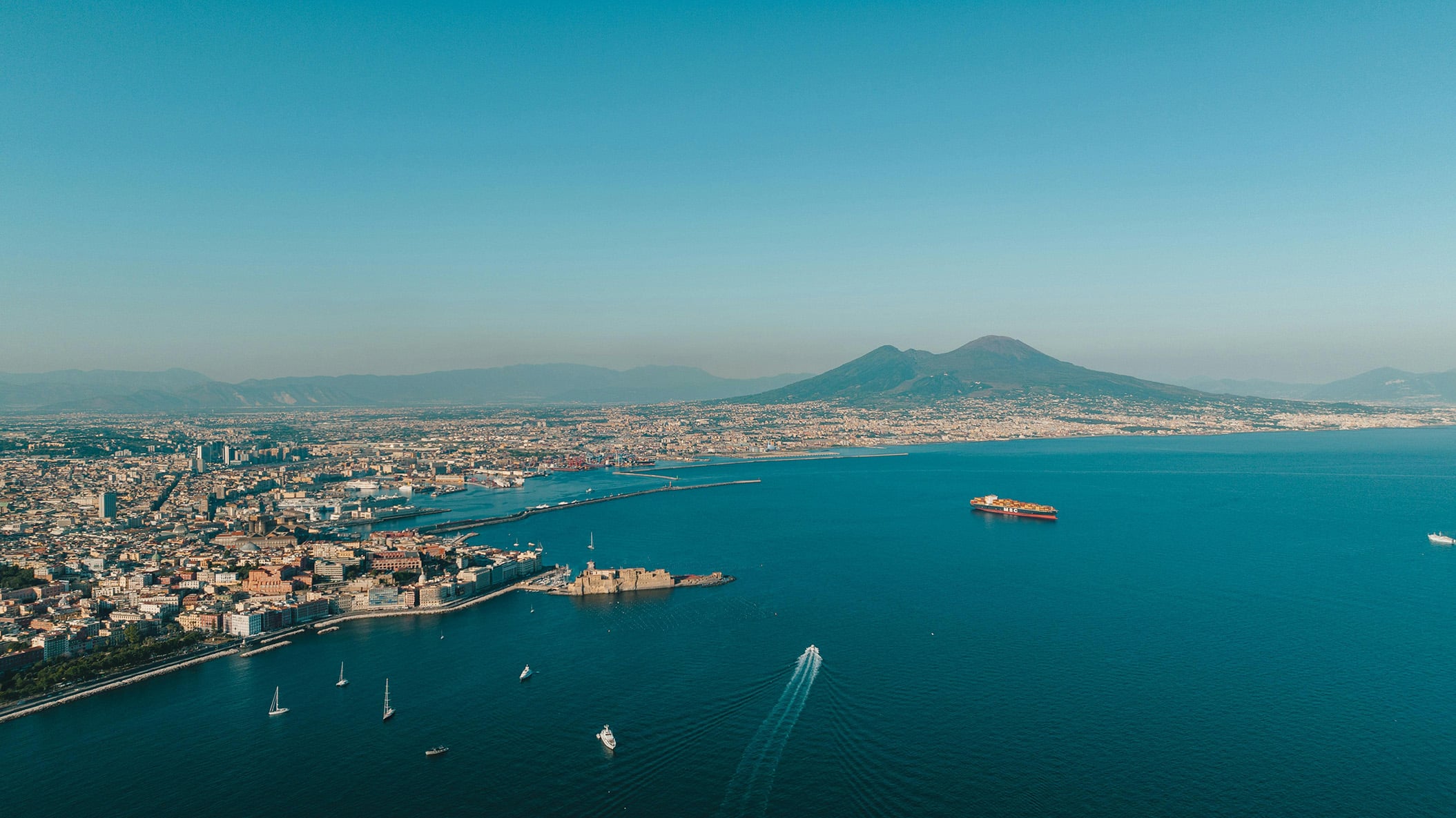 Landscape of the city of Naples
